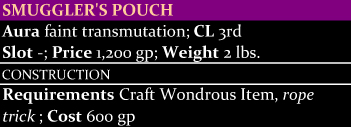 Smuggler's Pouch